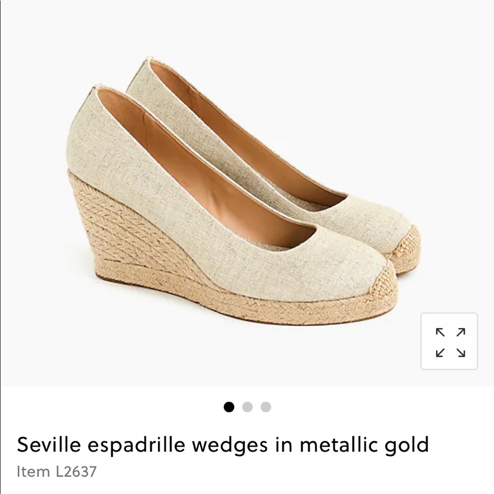 Brand new beautiful j crew espadrilles!!!!!!  NIB